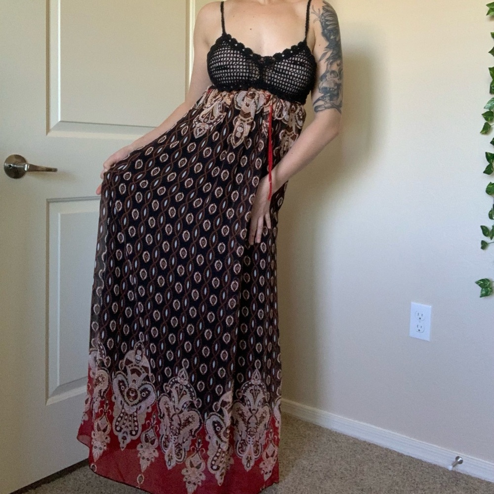 Crochet Maxi Dress